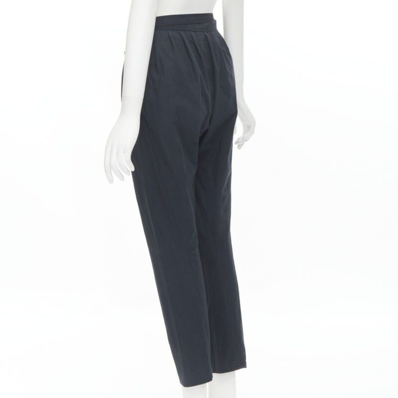 Comme des Garcons COMME DES GARCONS Vintage 1980s double bow tie waist slim leg pants S Size 27" / US 4 / IT 40 - 6 Thumbnail