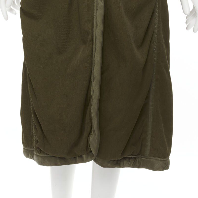 Issey Miyake ISSEY MIYAKE 1980's Vintage khaki green padded shoulder oversized coat M Rare Size M / US 6-8 / IT 42-44 - 8 Thumbnail