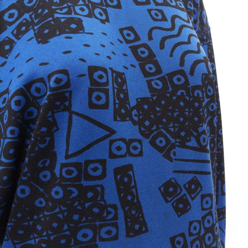 Issey Miyake ISSEY MIYAKE 1980's Vintage blue black illustration print turtleneck sweater M Size M / US 6-8 / IT 42-44 - 8 Thumbnail