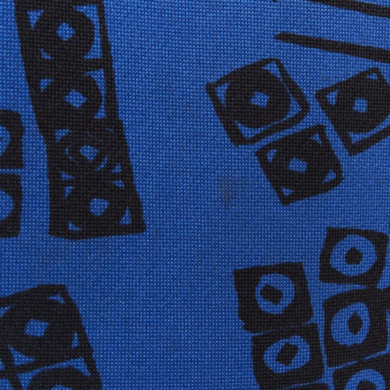 Issey Miyake ISSEY MIYAKE 1980's Vintage blue black illustration print turtleneck sweater M Size M / US 6-8 / IT 42-44 - 10 Thumbnail
