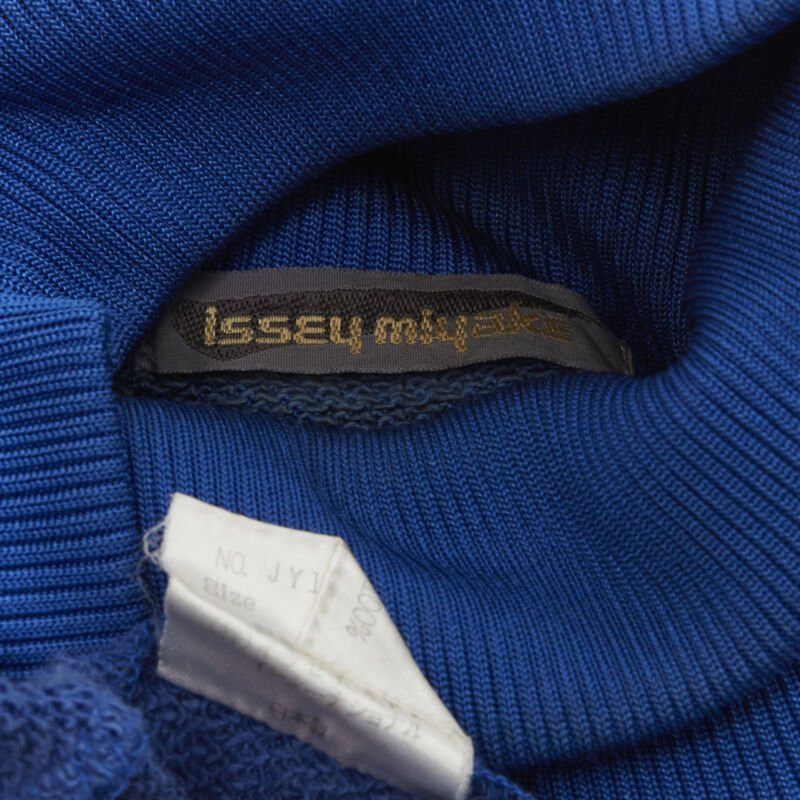 Issey Miyake ISSEY MIYAKE 1980's Vintage blue black illustration print turtleneck sweater M Size M / US 6-8 / IT 42-44 - 11 Thumbnail