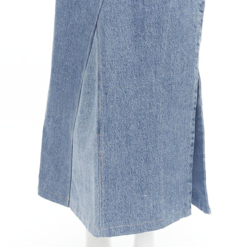 Maison Margiela MAISON MARTIN MARGIELA 1999 Vintage deconstructed patchwork low denim skirt M Size 28" / US 6 / IT 42 - 8 Thumbnail