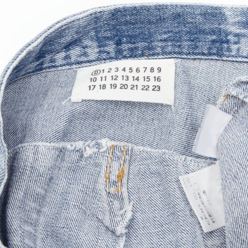 Maison Margiela MAISON MARTIN MARGIELA 1999 Vintage deconstructed patchwork low denim skirt M Size 28" / US 6 / IT 42 - 10 Thumbnail