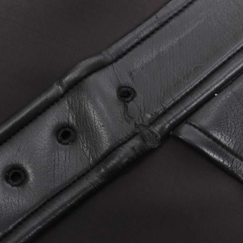 Comme des Garcons COMME DES GARCONS Vintage black faux leather silver buckle wrap skirt M Size 28" / US 6 / IT 42 - 9 Thumbnail