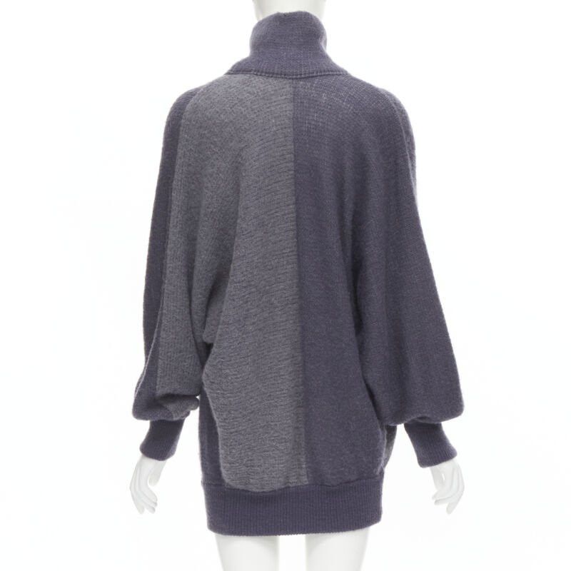 Issey Miyake ISSEY MIYAKE 1980's Vintage deconstructed 3 sleeves striped sweater dress M Rare Size M / US 6-8 / IT 42-44 - 7 Thumbnail