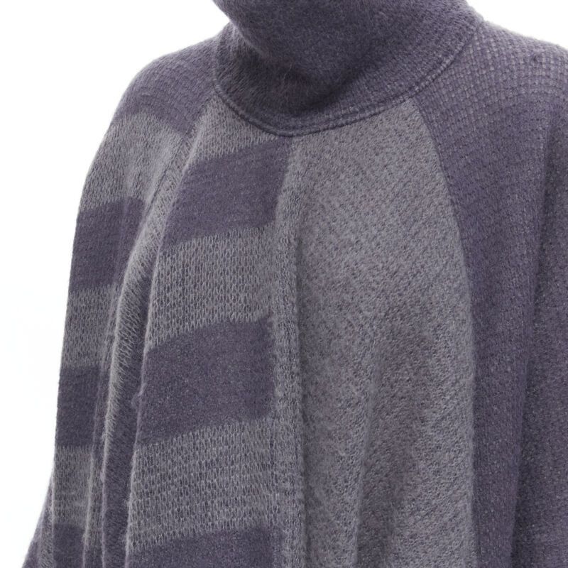 Issey Miyake ISSEY MIYAKE 1980's Vintage deconstructed 3 sleeves striped sweater dress M Rare Size M / US 6-8 / IT 42-44 - 9 Thumbnail