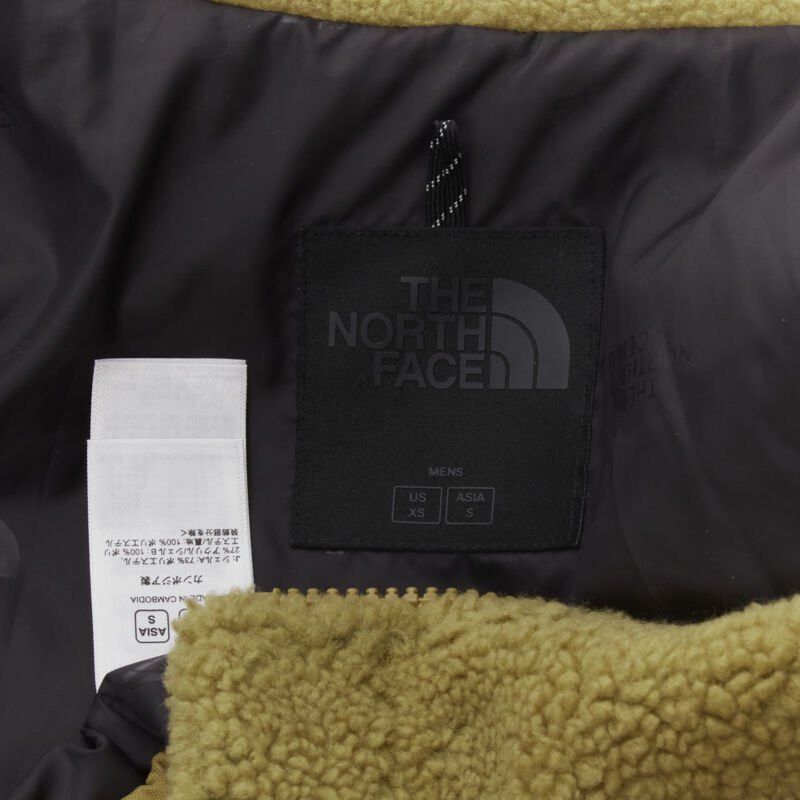 The North Face NORTH FACE tan brown fleece patch flap pocket asymmetric zip up jacket XS S Size US XS / EU 42 / 0 - 10 Thumbnail