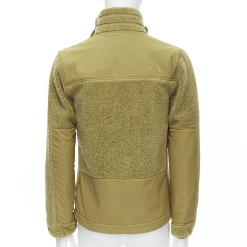 The North Face NORTH FACE tan brown fleece patch flap pocket asymmetric zip up jacket XS S Size US XS / EU 42 / 0 - 5 Thumbnail