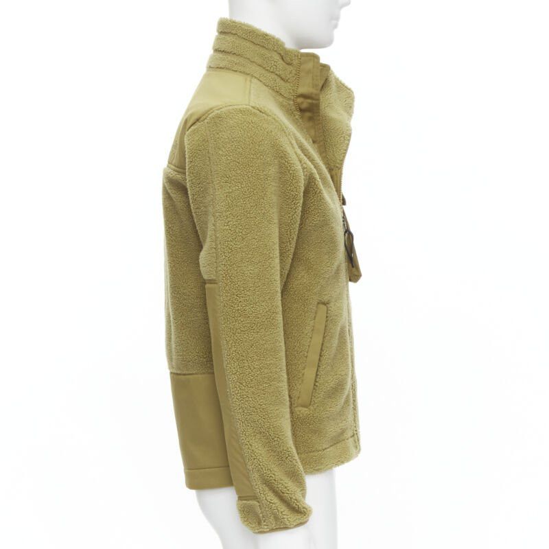 The North Face NORTH FACE tan brown fleece patch flap pocket asymmetric zip up jacket XS S Size US XS / EU 42 / 0 - 4 Thumbnail