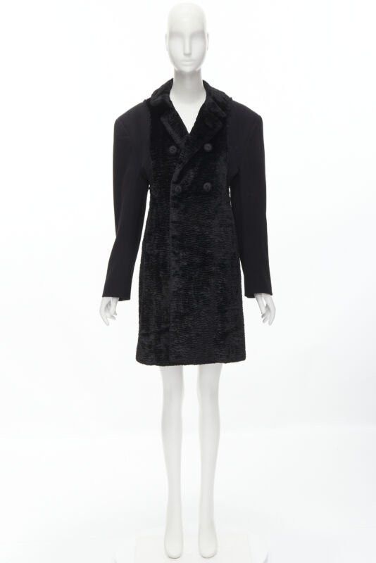 Comme des Garcons COMME DES GARCONS Vintage 1993 faux fur deconstructed oversized coat XL Size M / US 6-8 / IT 42-44 - 12 Thumbnail