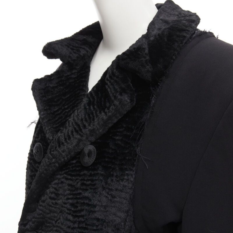 Comme des Garcons COMME DES GARCONS Vintage 1993 faux fur deconstructed oversized coat XL Size M / US 6-8 / IT 42-44 - 2 Thumbnail