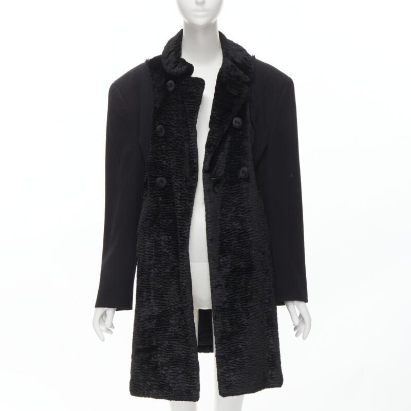 Comme des Garcons COMME DES GARCONS Vintage 1993 faux fur deconstructed oversized coat XL Size M / US 6-8 / IT 42-44 - 3 Thumbnail