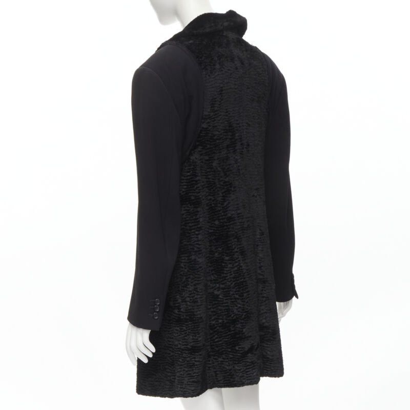 Comme des Garcons COMME DES GARCONS Vintage 1993 faux fur deconstructed oversized coat XL Size M / US 6-8 / IT 42-44 - 7 Thumbnail