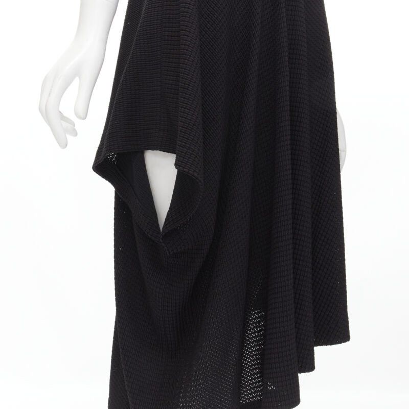 Comme des Garcons COMME DES GARCONS Vintage 1980s acetate knit angular draped handkerchief dress M Size M / US 6-8 / IT 42-44 - 8 Thumbnail