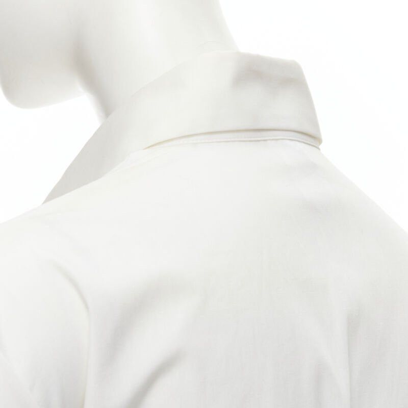 Yohji Yamamoto YOHJI YAMAMOTO 2015 Runway white Madam Gres inspired knife pleat shirt JP3 L Size L / US 10 / IT 46 - 9 Thumbnail