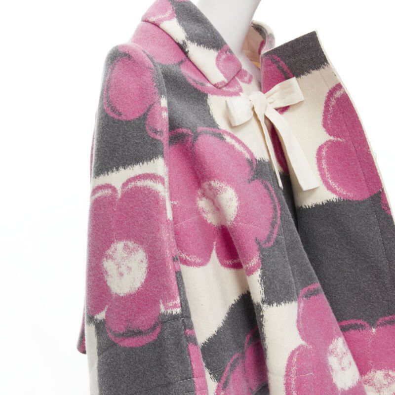 Comme des Garcons rare COMME DES GARCONS 2012 Runway 2D Flat Packed Doll floral checkered set XS Size S / US 4 / IT 40 - 7 Thumbnail