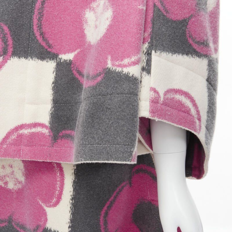 Comme des Garcons rare COMME DES GARCONS 2012 Runway 2D Flat Packed Doll floral checkered set XS Size S / US 4 / IT 40 - 9 Thumbnail