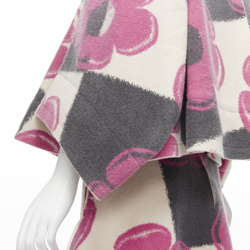 Comme des Garcons rare COMME DES GARCONS 2012 Runway 2D Flat Packed Doll floral checkered set XS Size S / US 4 / IT 40 - 2 Thumbnail