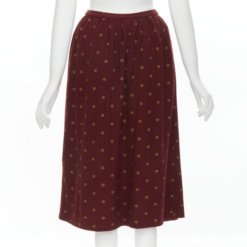 Comme des Garcons COMME DSE GARCONS 1980's Vintage red polka babydoll skirt down set S Size S / US 4 / IT 40 - 8 Thumbnail