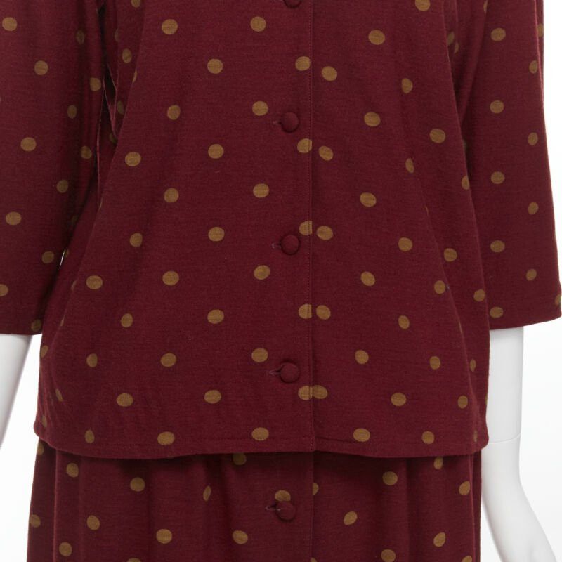 Comme des Garcons COMME DSE GARCONS 1980's Vintage red polka babydoll skirt down set S Size S / US 4 / IT 40 - 9 Thumbnail