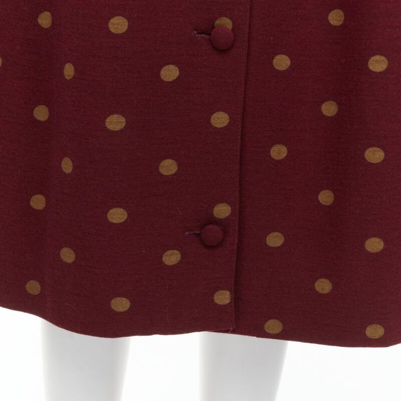 Comme des Garcons COMME DSE GARCONS 1980's Vintage red polka babydoll skirt down set S Size S / US 4 / IT 40 - 10 Thumbnail