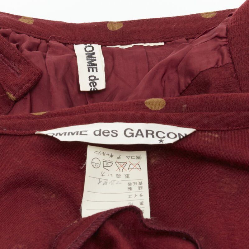 Comme des Garcons COMME DSE GARCONS 1980's Vintage red polka babydoll skirt down set S Size S / US 4 / IT 40 - 11 Thumbnail