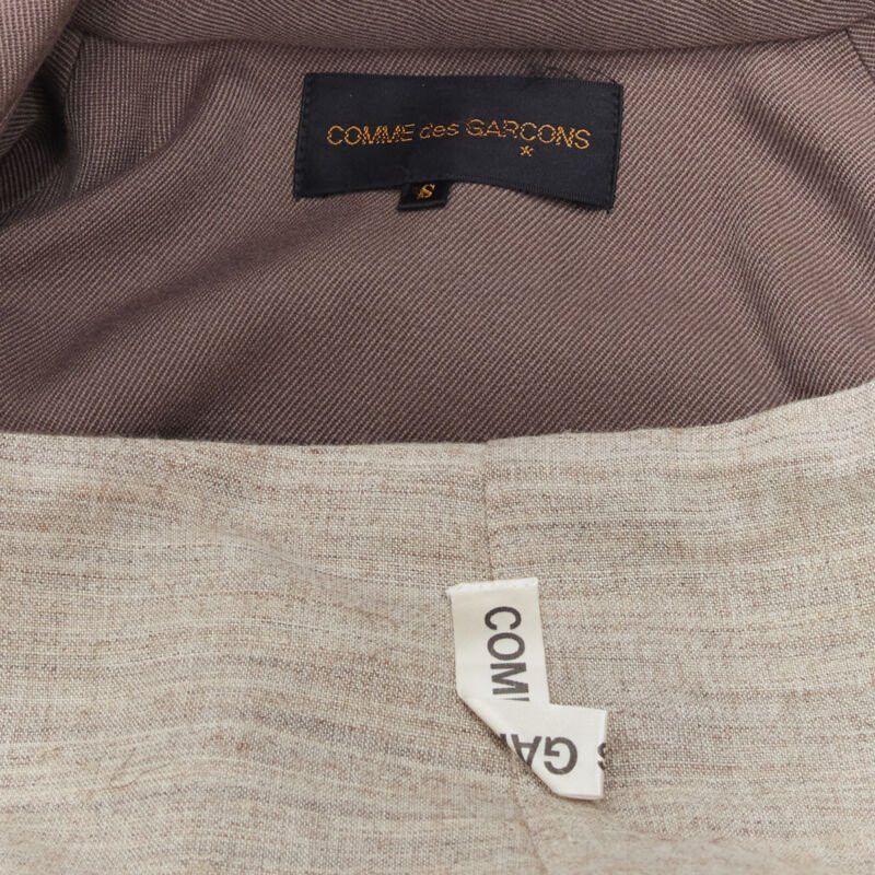 Comme des Garcons rare COMME DES GARCONS Vintage 1998 Runway patchwork inside out jacket skirt S Size S / US 4 / IT 40 - 12 Thumbnail