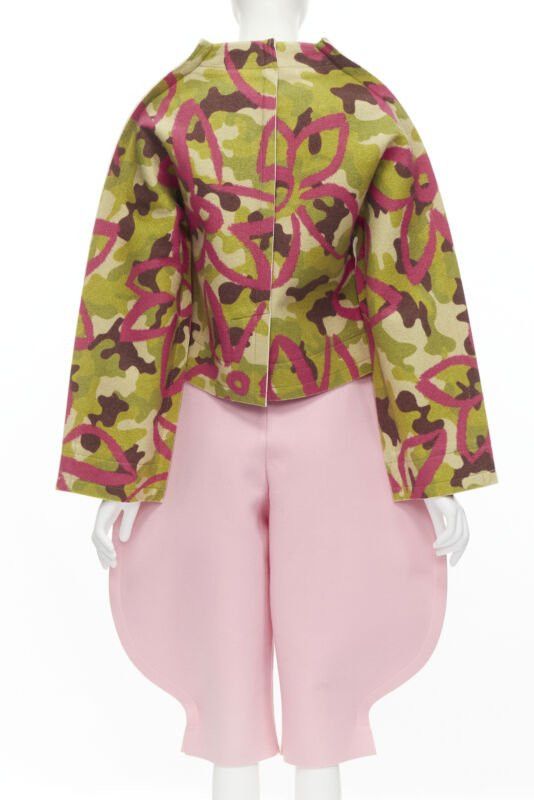 Comme des Garcons rare COMME DES GARCONS 2012 Runway 2D Flat Packed Doll green camo pink set S Size 27" / US 4 / IT 40 - 5 Thumbnail