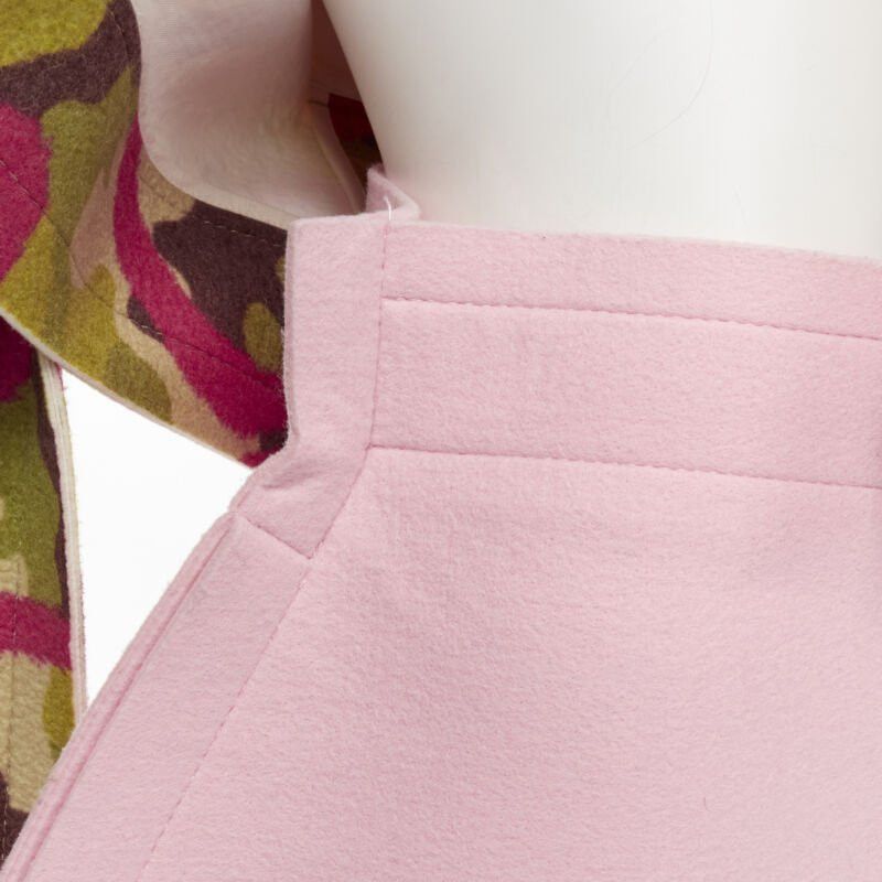 Comme des Garcons rare COMME DES GARCONS 2012 Runway 2D Flat Packed Doll green camo pink set S Size 27" / US 4 / IT 40 - 11 Thumbnail