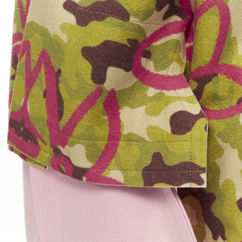 Comme des Garcons rare COMME DES GARCONS 2012 Runway 2D Flat Packed Doll green camo pink set S Size 27" / US 4 / IT 40 - 9 Thumbnail