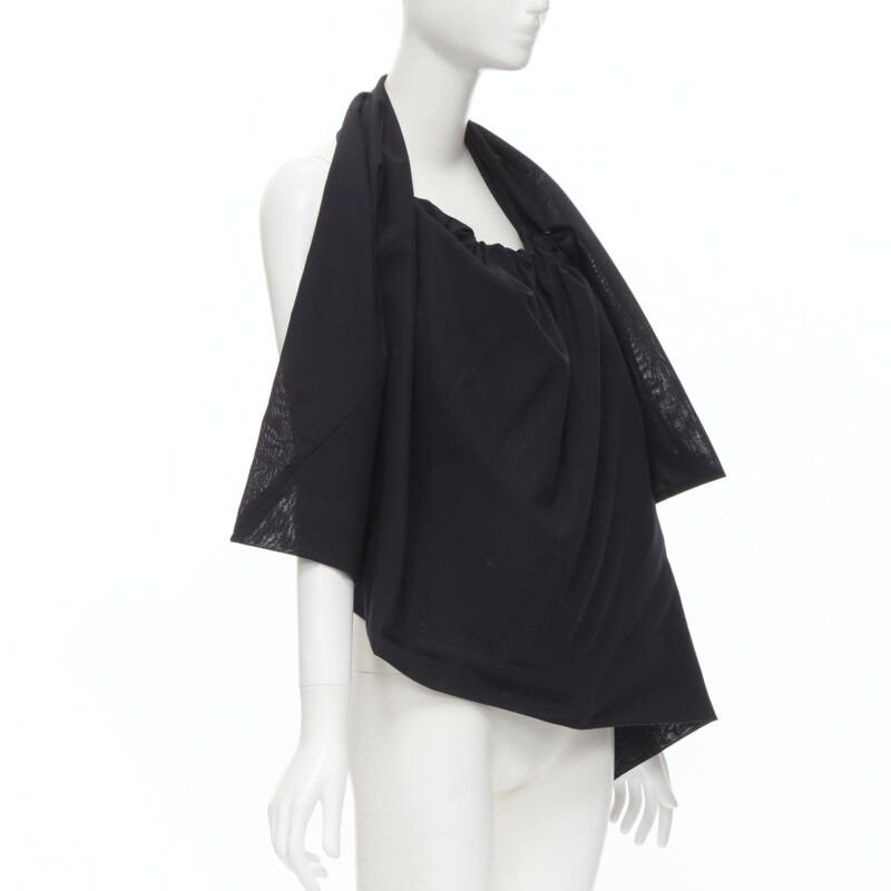 Yohji Yamamoto YOHJI YAMAMOTO 2012 Runway metal ring halter top transformable bag Very Rare Size S / US 4 / IT 40 - 3 Thumbnail