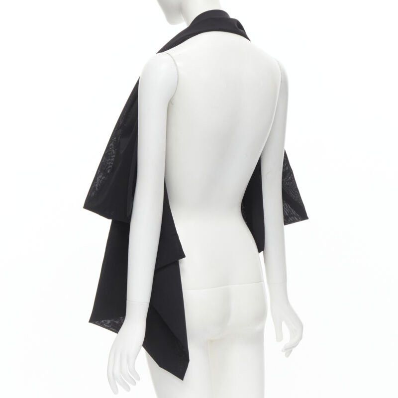Yohji Yamamoto YOHJI YAMAMOTO 2012 Runway metal ring halter top transformable bag Very Rare Size S / US 4 / IT 40 - 6 Thumbnail