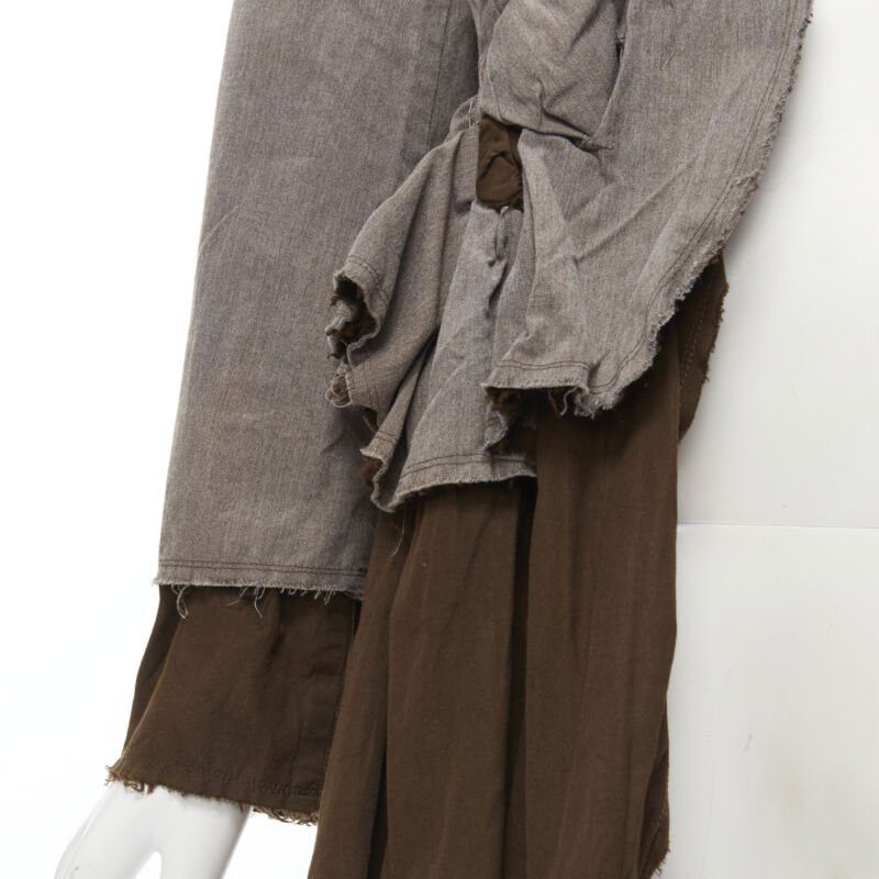 Comme des Garcons COMME DES GARCONS Vintage 2002 grey brown twist braid jacket S Size S / US 4 / IT 40 - 8 Thumbnail