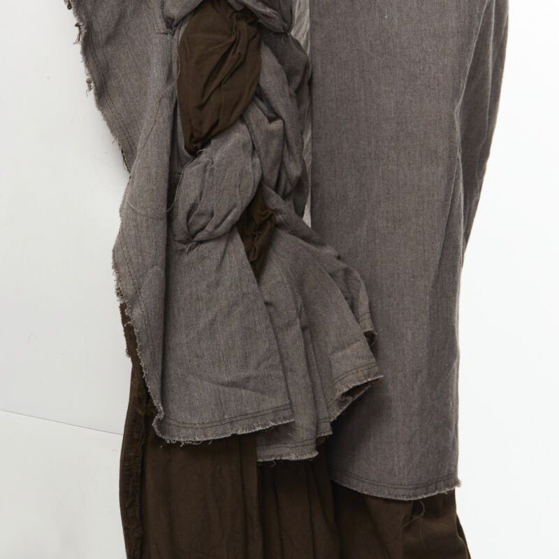 Comme des Garcons COMME DES GARCONS Vintage 2002 grey brown twist braid jacket S Size S / US 4 / IT 40 - 9 Thumbnail
