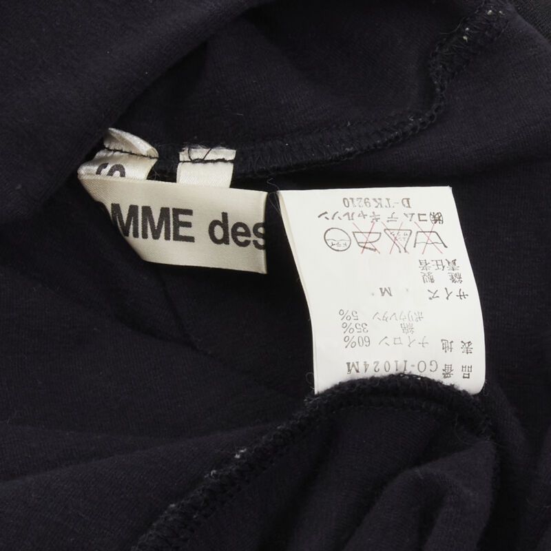 Comme des Garcons vintage COMME DES GARCONS 1980's mock neck asymmetric peplum midi dress M Size M / US 6-8 / IT 42-44 - 11 Thumbnail