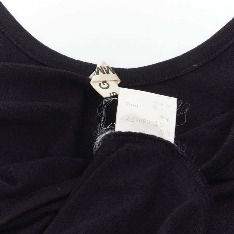 Comme des Garcons COMME DES GARCONS 1980s Vintage draped cut out detail scoop neck midi dress M Size M / US 6-8 / IT 42-44 - 9 Thumbnail