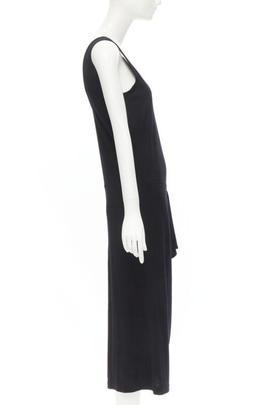 Comme des Garcons COMME DES GARCONS 1980s Vintage draped cut out detail scoop neck midi dress M Size M / US 6-8 / IT 42-44 - 4 Thumbnail