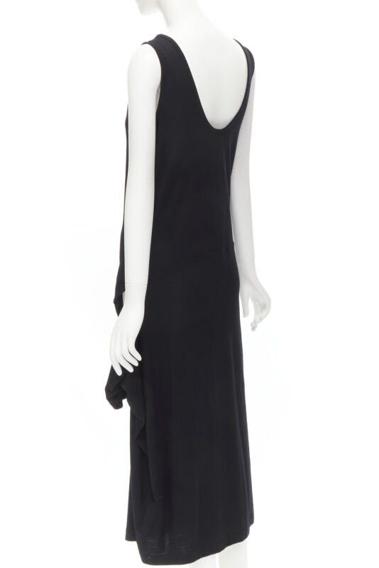 Comme des Garcons COMME DES GARCONS 1980s Vintage draped cut out detail scoop neck midi dress M Size M / US 6-8 / IT 42-44 - 6 Thumbnail