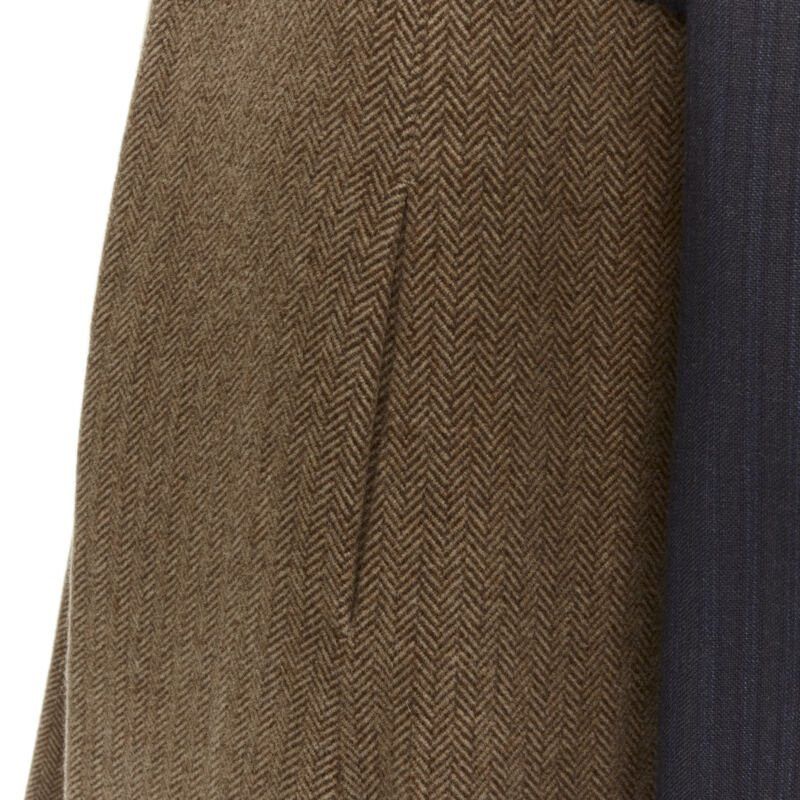 Comme des Garcons COMME DES GARCONS 1993 Runway Vintage herringbone reconstructed sleeve coat S Size S / US 4 / IT 40 - 7 Thumbnail