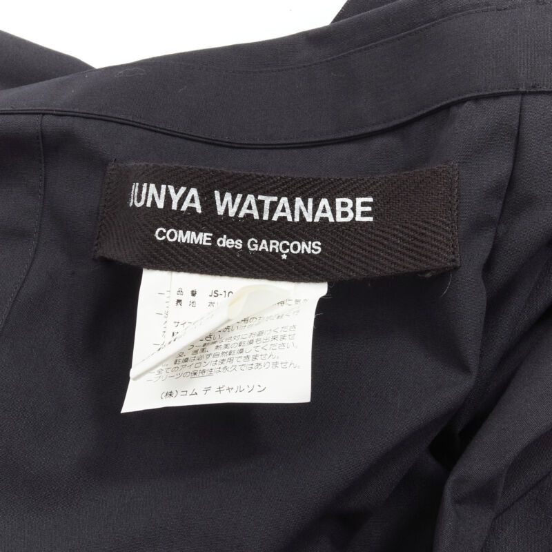 Junya Watanabe JUNYA WATANABE 1998 Runway Vintage black Madame Grey draped pleat skirt Size 27" / US 4 / IT 40 - 9 Thumbnail