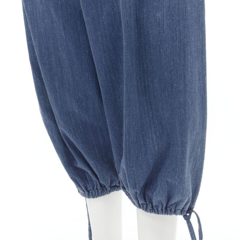Comme des Garcons COMME DES GARCONS 1980's Vintage blue washed denim cargo bubble jeans Size 27" / US 4 / IT 40 - 7 Thumbnail