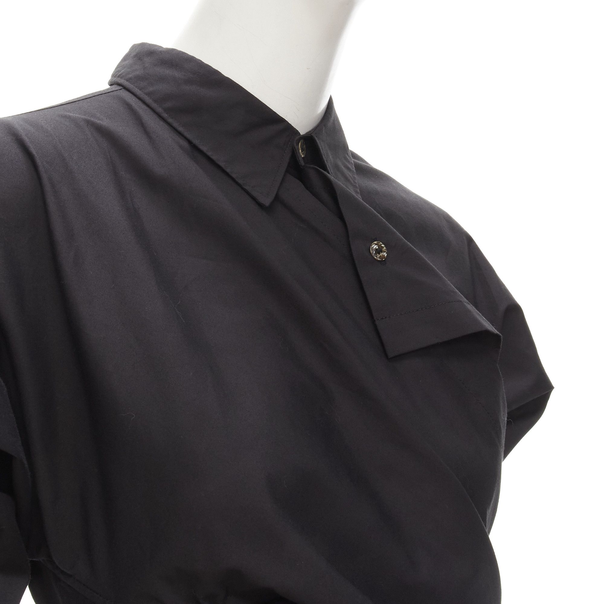 Comme des Garcons COMME DES GARCONS Vintage 1980's deconstructed wrap bias placket cutout shirt M Size M / US 6-8 / IT 42-44 - 9 Thumbnail