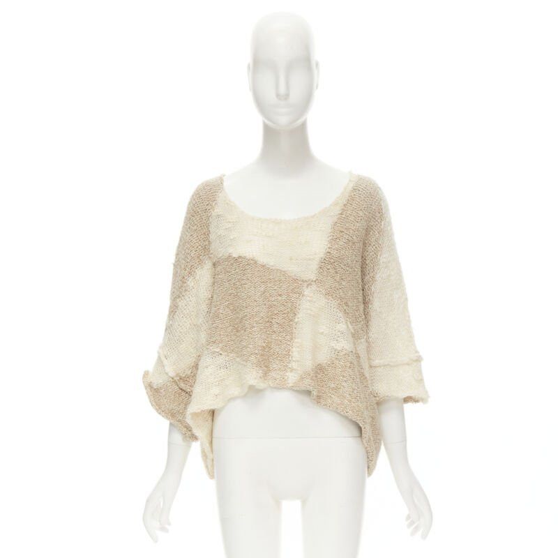 Comme des Garcons TRICOT COMME DES GARCONS 1980's Vintage Hand Made crochet knit wool sweater Size M / US 6-8 / IT 42-44 - 10 Thumbnail