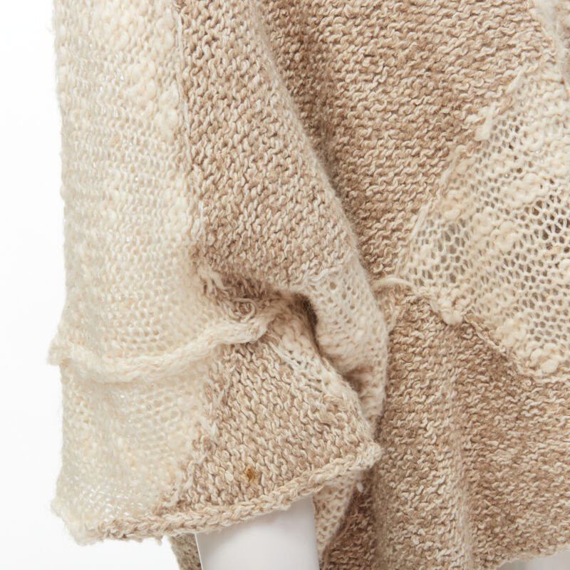 Comme des Garcons TRICOT COMME DES GARCONS 1980's Vintage Hand Made crochet knit wool sweater Size M / US 6-8 / IT 42-44 - 2 Thumbnail