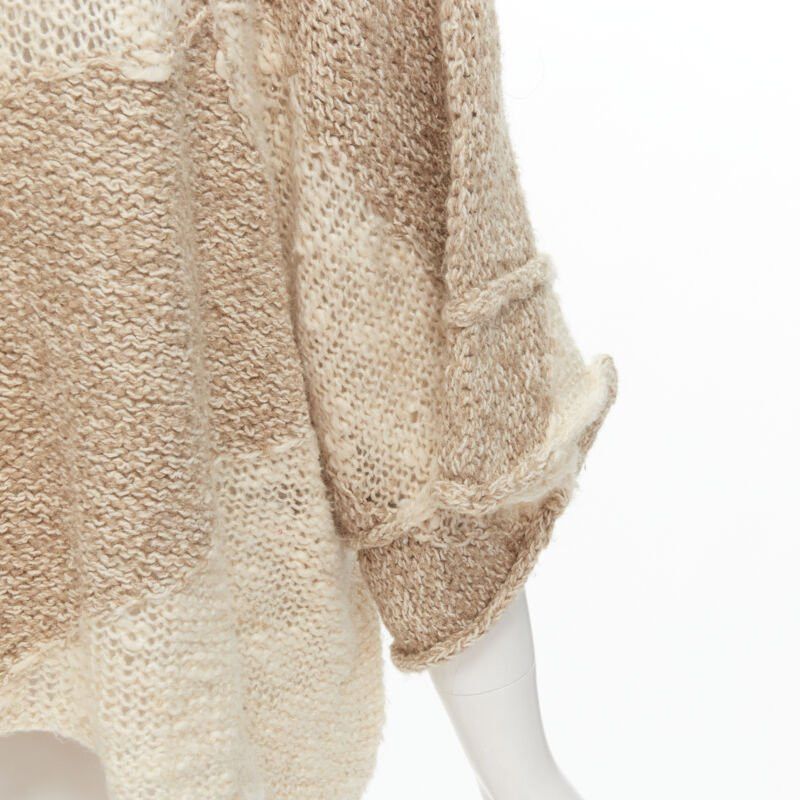 Comme des Garcons TRICOT COMME DES GARCONS 1980's Vintage Hand Made crochet knit wool sweater Size M / US 6-8 / IT 42-44 - 8 Thumbnail