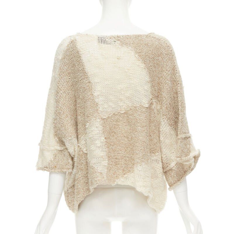 Comme des Garcons TRICOT COMME DES GARCONS 1980's Vintage Hand Made crochet knit wool sweater Size M / US 6-8 / IT 42-44 - 5 Thumbnail