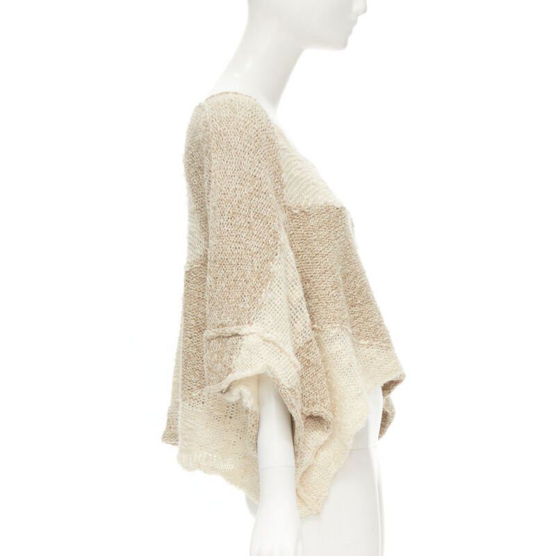 Comme des Garcons TRICOT COMME DES GARCONS 1980's Vintage Hand Made crochet knit wool sweater Size M / US 6-8 / IT 42-44 - 4 Thumbnail