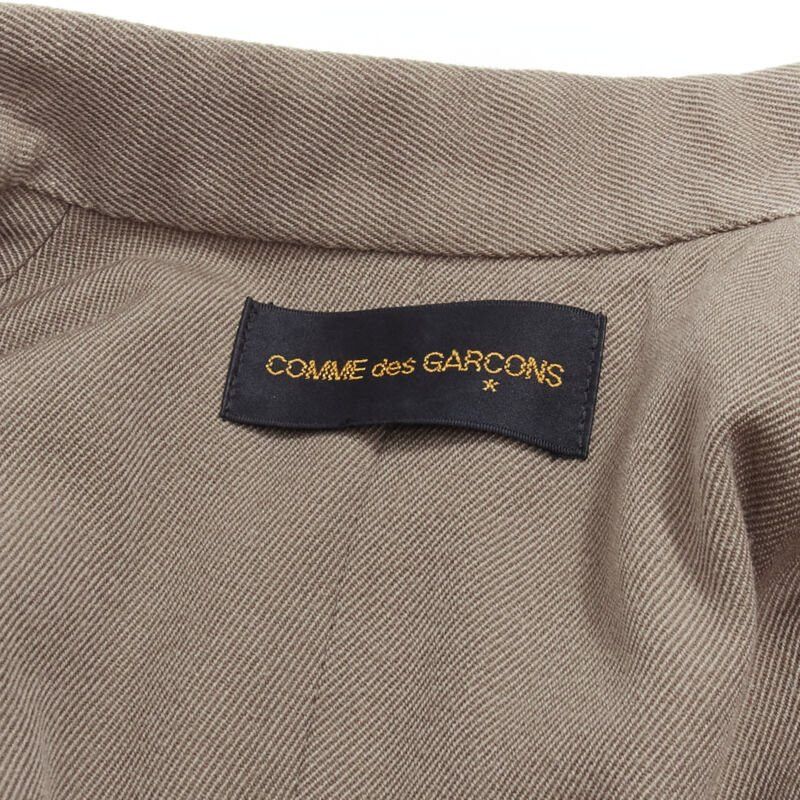 Comme des Garcons rare COMME DES GARCONS Vintage 1998 Runway patchwork inside out bias coat S Size ONE SIZE - 10 Thumbnail
