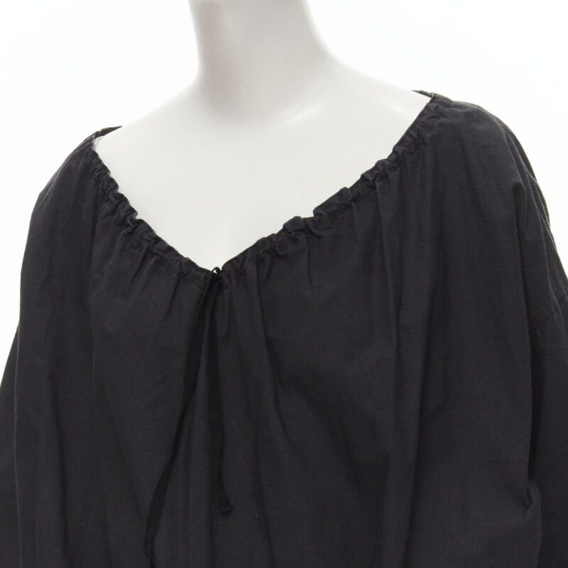 Comme des Garcons rare COMME DES GARCONS Vintage 1980's Beggar Look washed cotton bishop dress Size M / US 6-8 / IT 42-44 - 2 Thumbnail