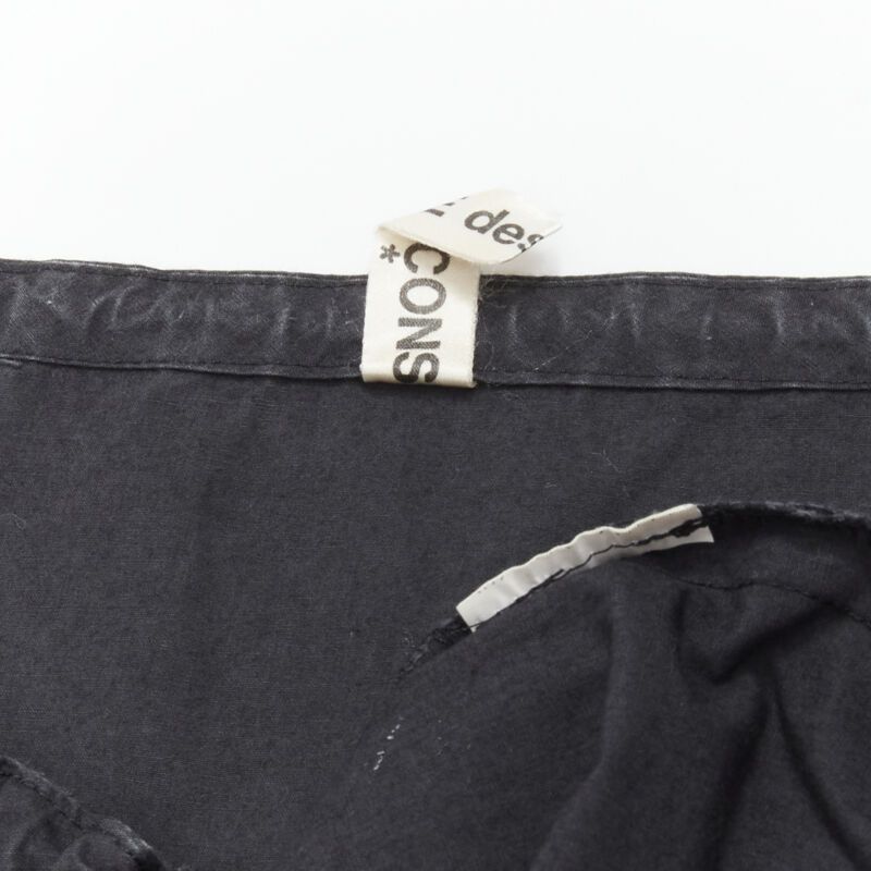 Comme des Garcons rare COMME DES GARCONS Vintage 1980's Beggar Look washed cotton bishop dress Size M / US 6-8 / IT 42-44 - 9 Thumbnail